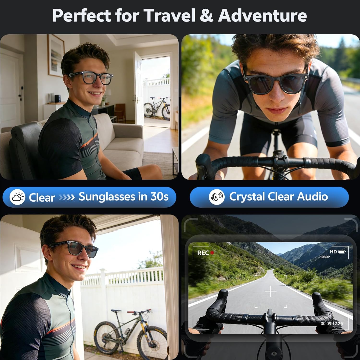 2026 4K 8MP Smart Glasses Men  - Smart Glasses Lens บทวิจารณ์และราคา