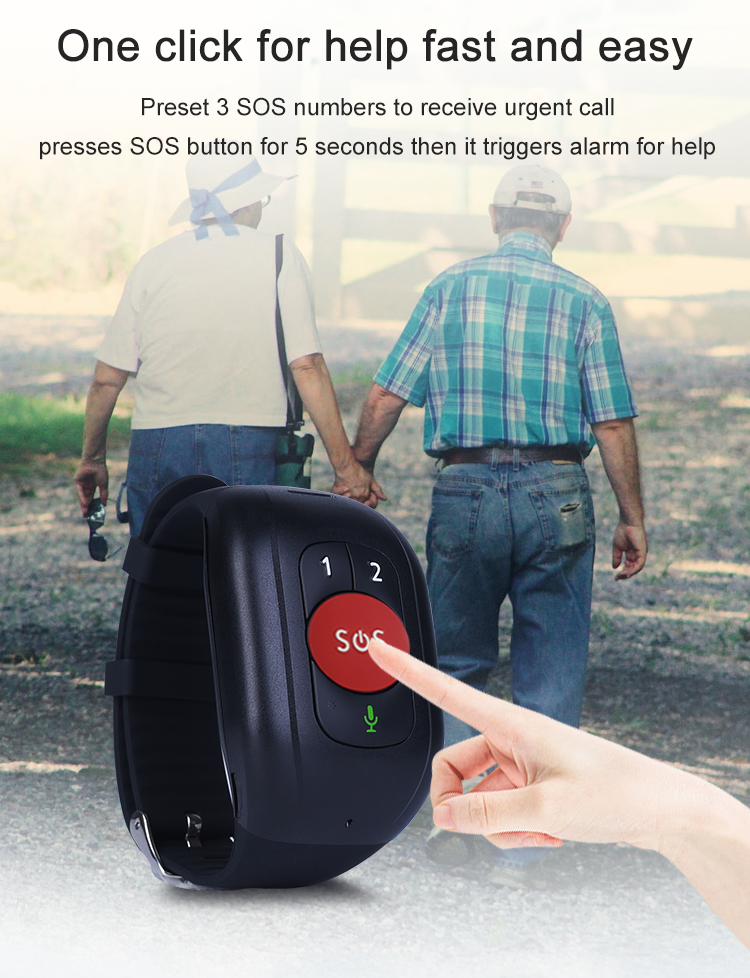 Elder 4G LTE GPS Tracker Brace - Fall Detection Watch บทวิจารณ์และราคา