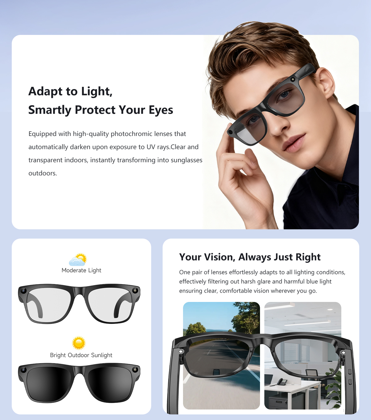 AI Smart Glasses Camera AI Pho - Smart Glasses Lens บทวิจารณ์และราคา