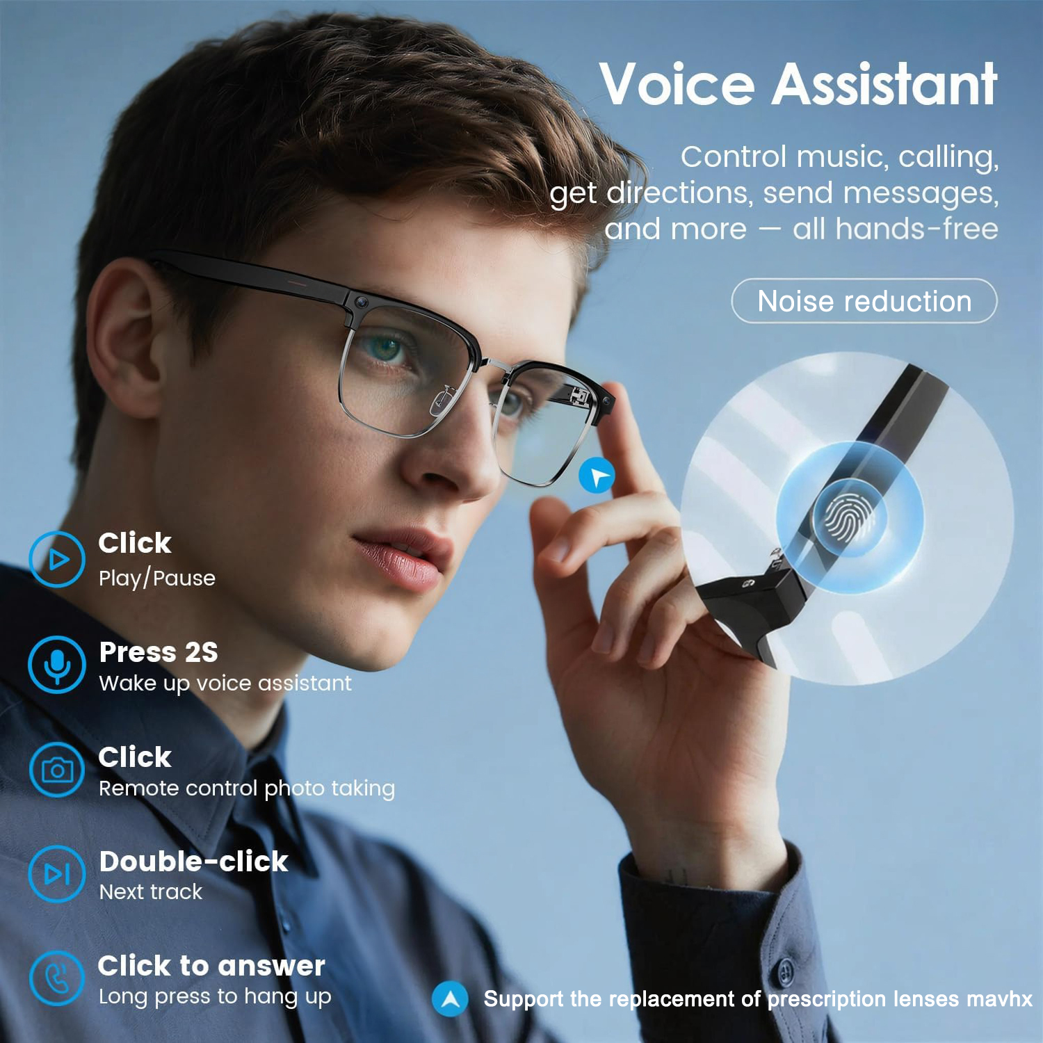 2026New 800W Pixel Camera Smar - Smart Glasses Lens บทวิจารณ์และราคา
