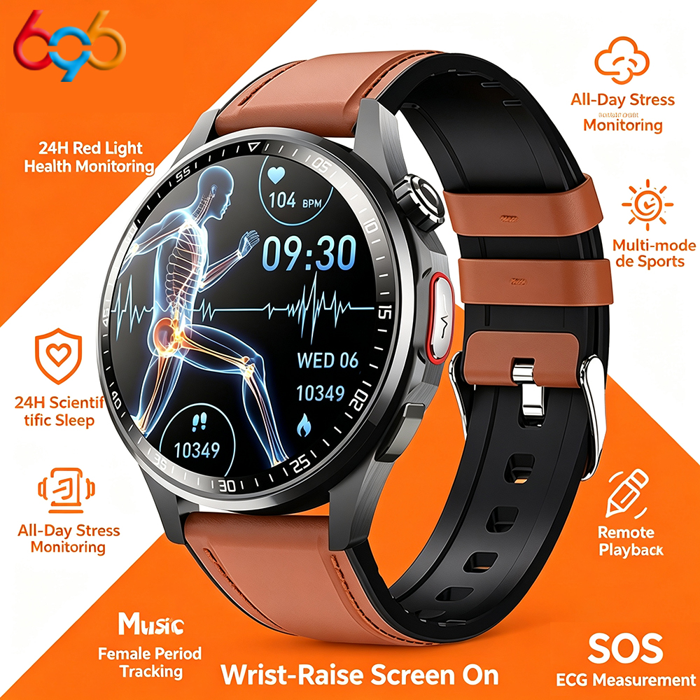 Men Smart Watch Ultra HD Scree - Fall Detection Watch บทวิจารณ์และราคา