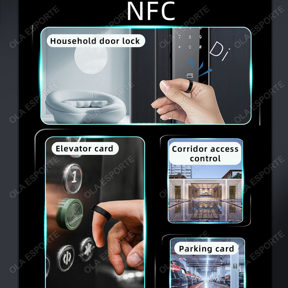 New Smart Ring Men Women 2025  - Smart Ring Nfc Pay บทวิจารณ์และราคา