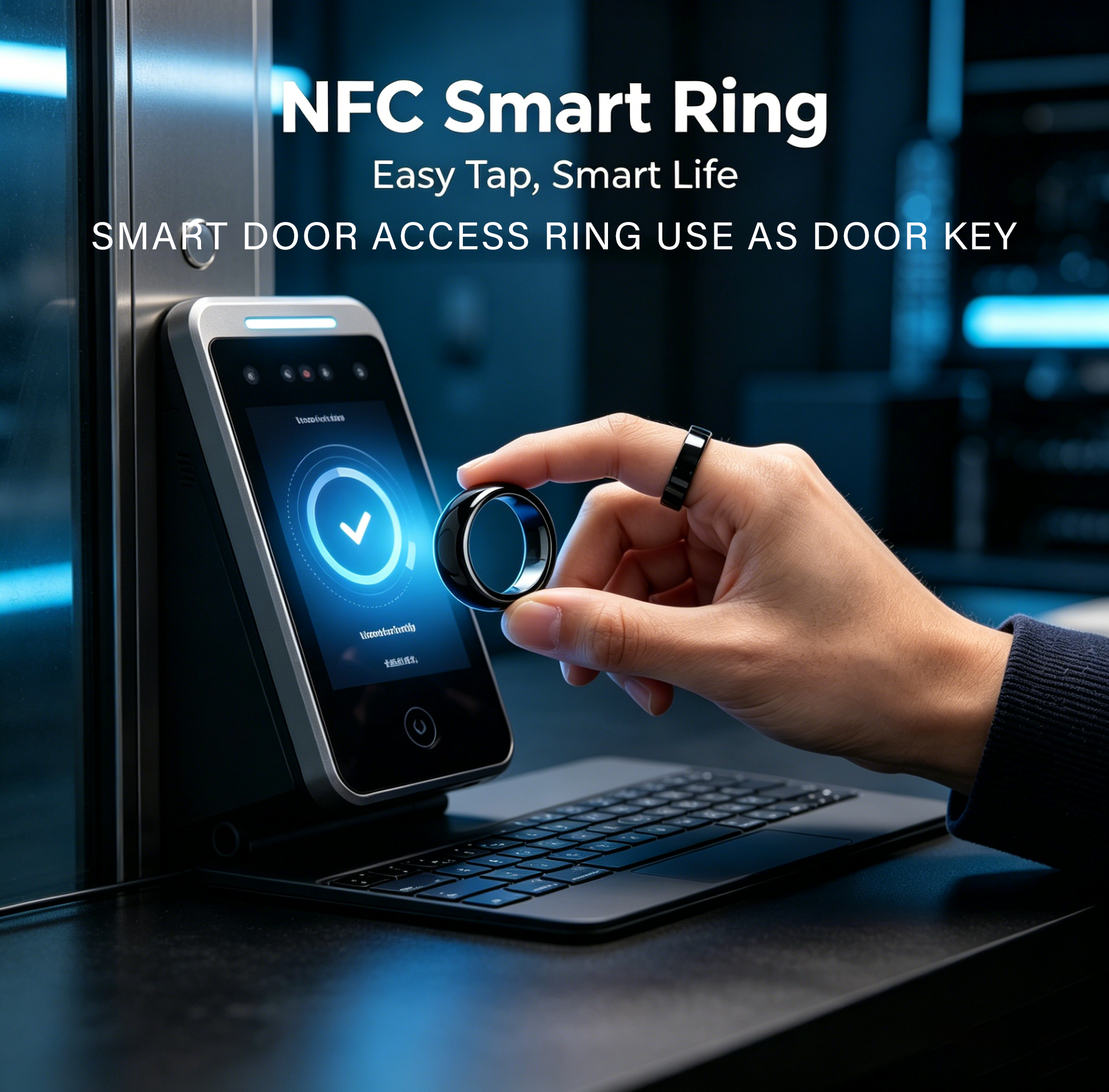 NFC Full Ceramic Smart Ring Co - Smart Ring Nfc Pay บทวิจารณ์และราคา