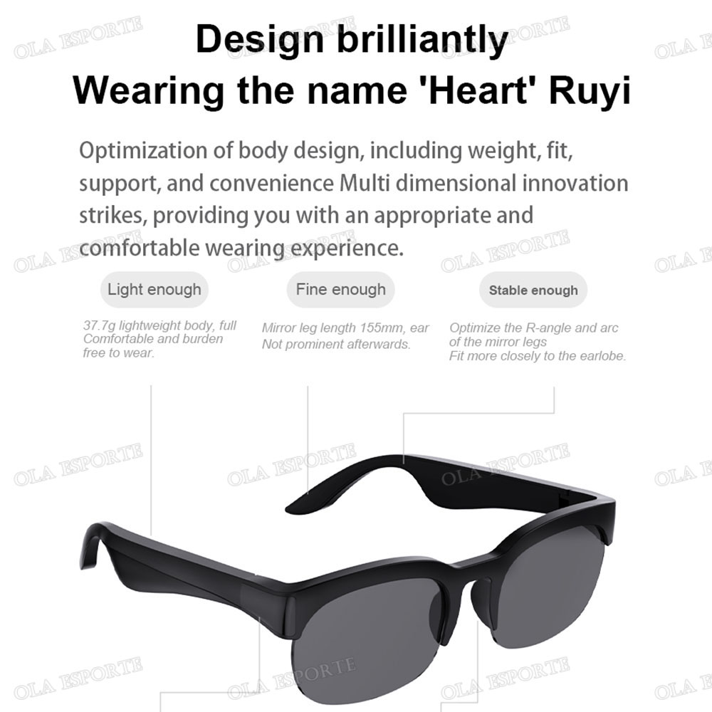 New Smart Bluetooth V5.3 Sungl - Smart Glasses Lens บทวิจารณ์และราคา