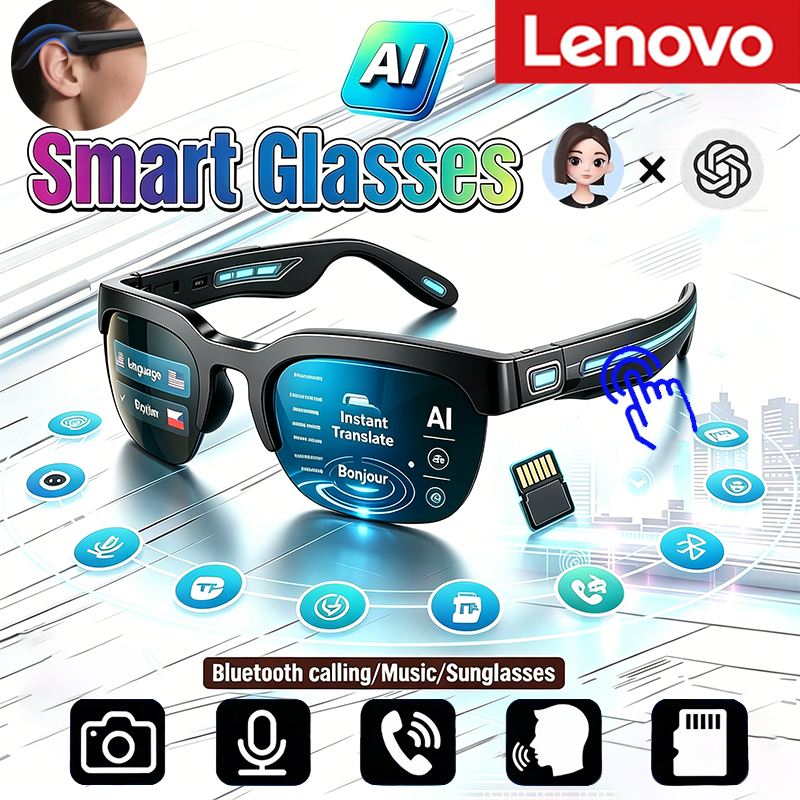 Lenovo HOT BT Audio Bone-Condu - Smart Glasses Lens บทวิจารณ์และราคา