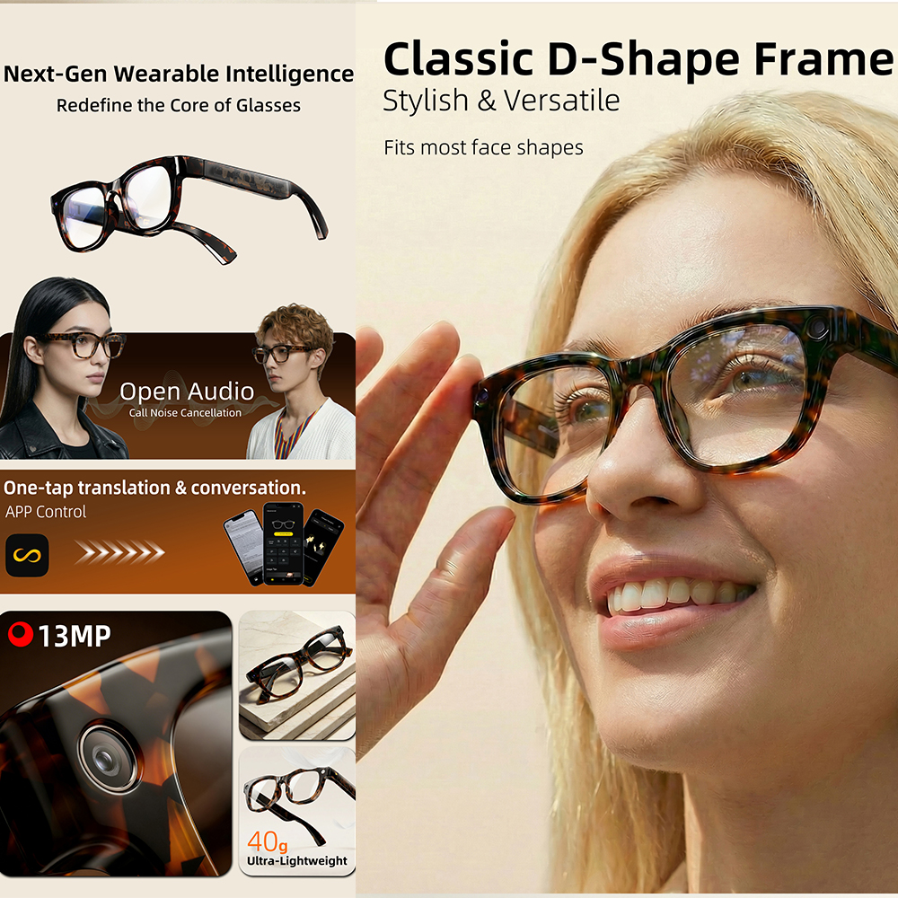 G600 Pro AI Smart Glasses 13MP - Smart Glasses Lens บทวิจารณ์และราคา