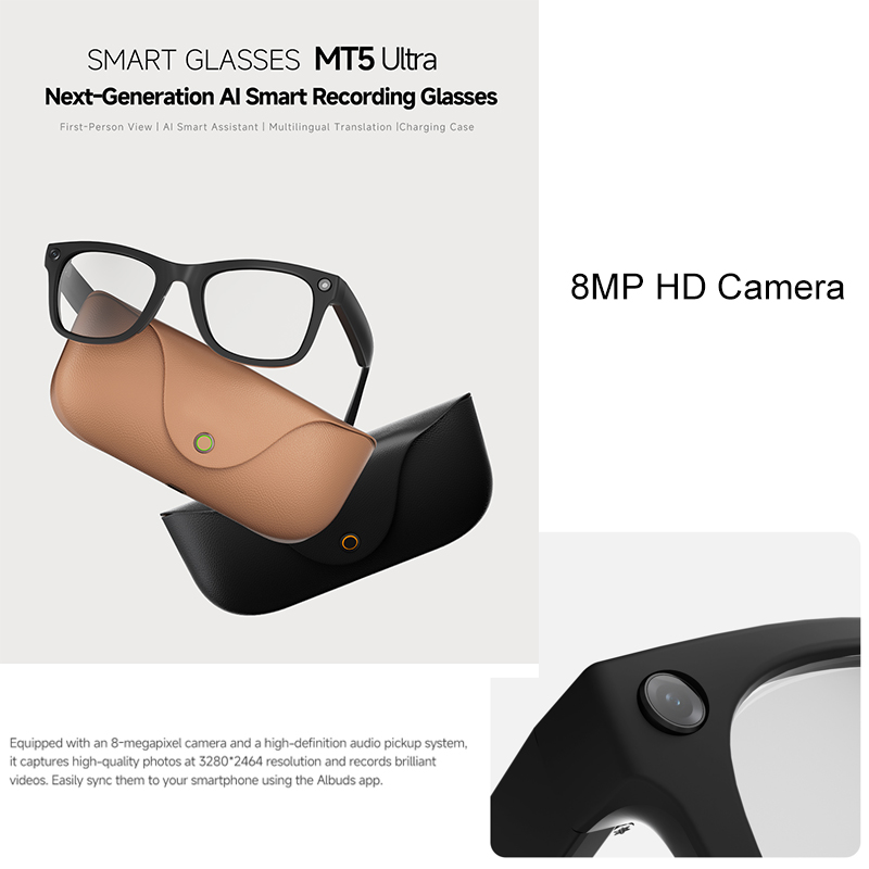 2026 Genuine Leather 2000Mah C - Smart Glasses Lens บทวิจารณ์และราคา