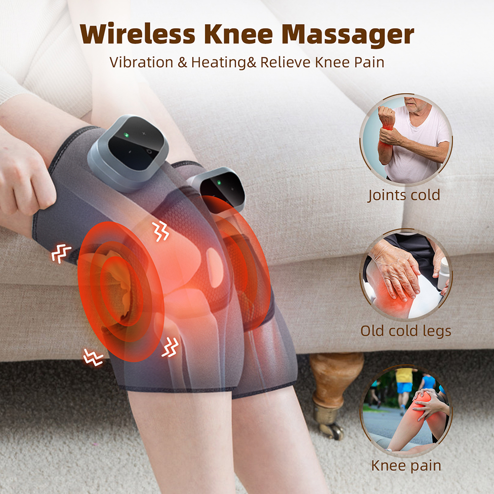 3 in 1 Cordless Heating Vibrat - Smart Knee Wrap บทวิจารณ์และราคา
